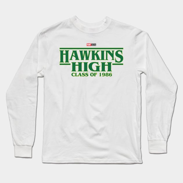 Hawkins High School Class of 1986 Long Sleeve T-Shirt by ArtIzMuzikForTheEyez